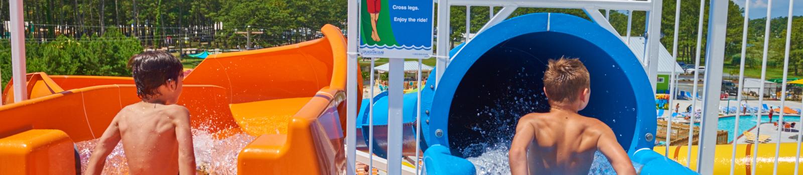 Race to the bottom at Maui Jack's Waterpark